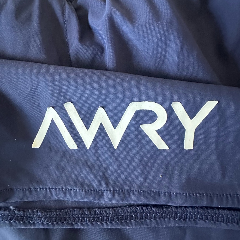AWRY 4” Inseam Men's Athletic Running Shorts in Navy - Picture 3 of 5